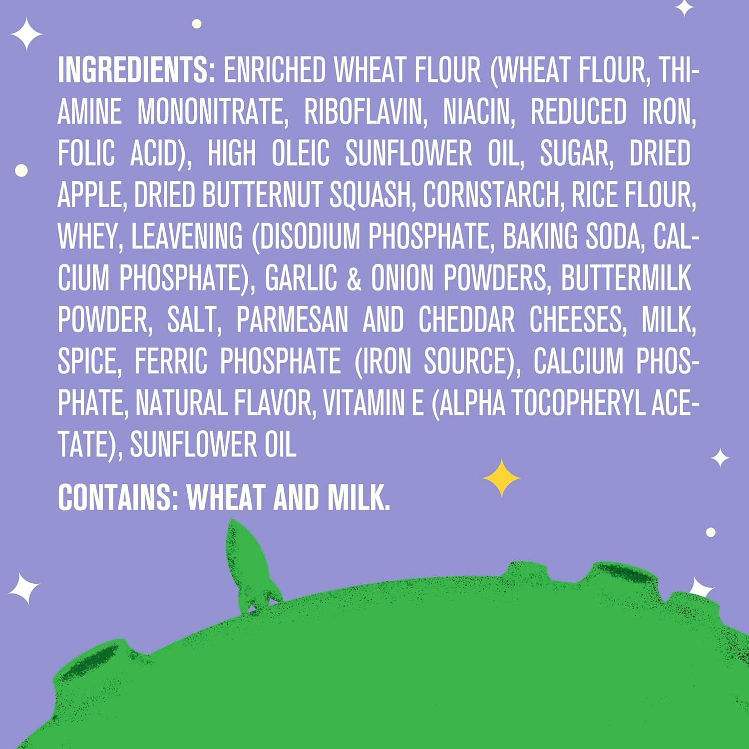 Parmesan Space Crackers