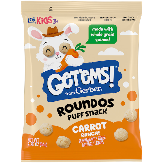 Carrot Ranch Roundos Puff Snacks